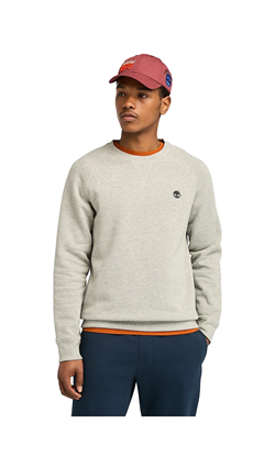 FELPA GIROCOLLO CON ROVESCIO SPAZZOLATO EXETER RIVER GRIGIO